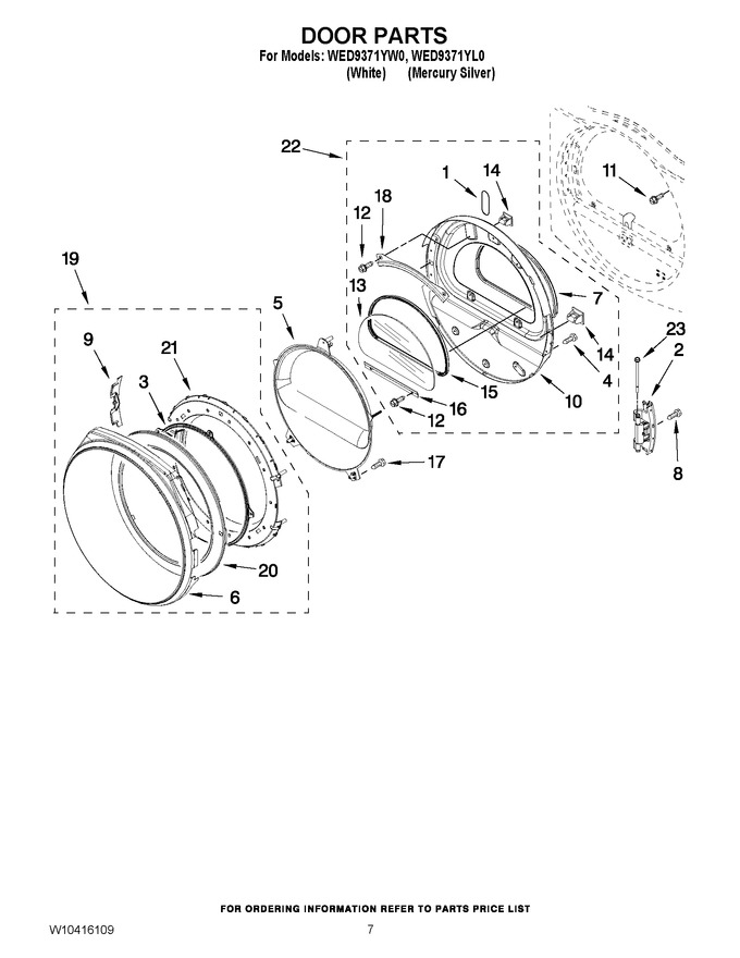 Diagram for WED9371YL0