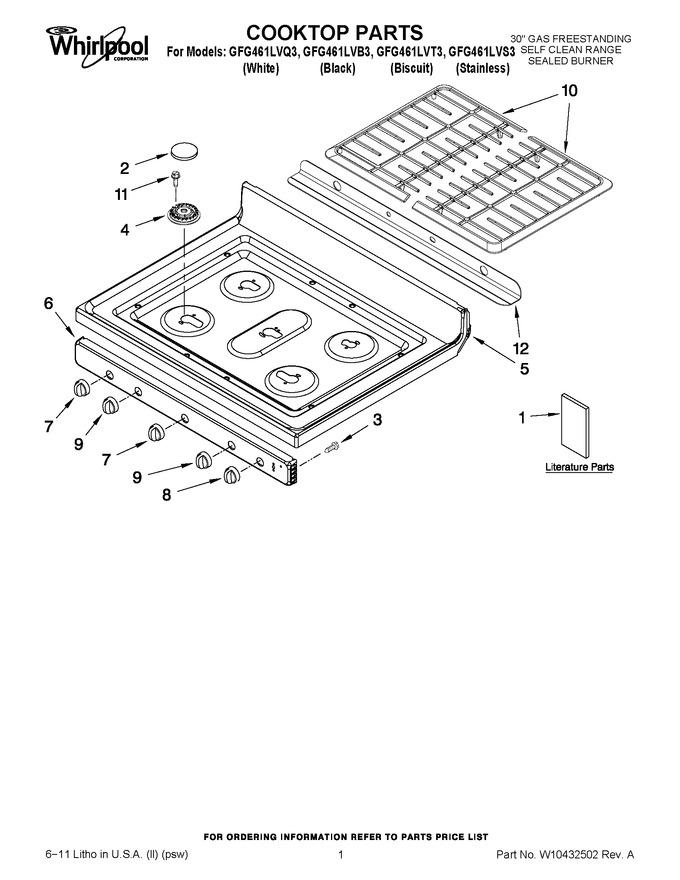 Diagram for GFG461LVQ3