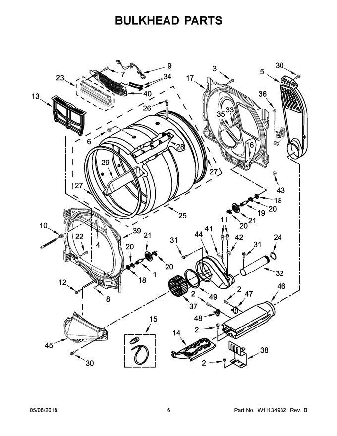 Diagram for WED8500DR4