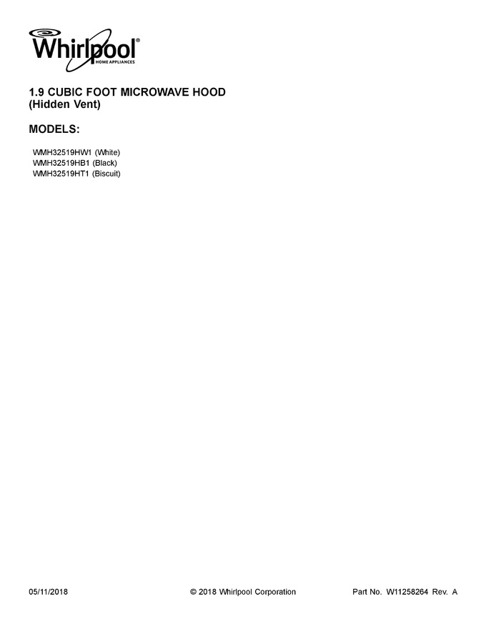 Diagram for WMH32519HB1
