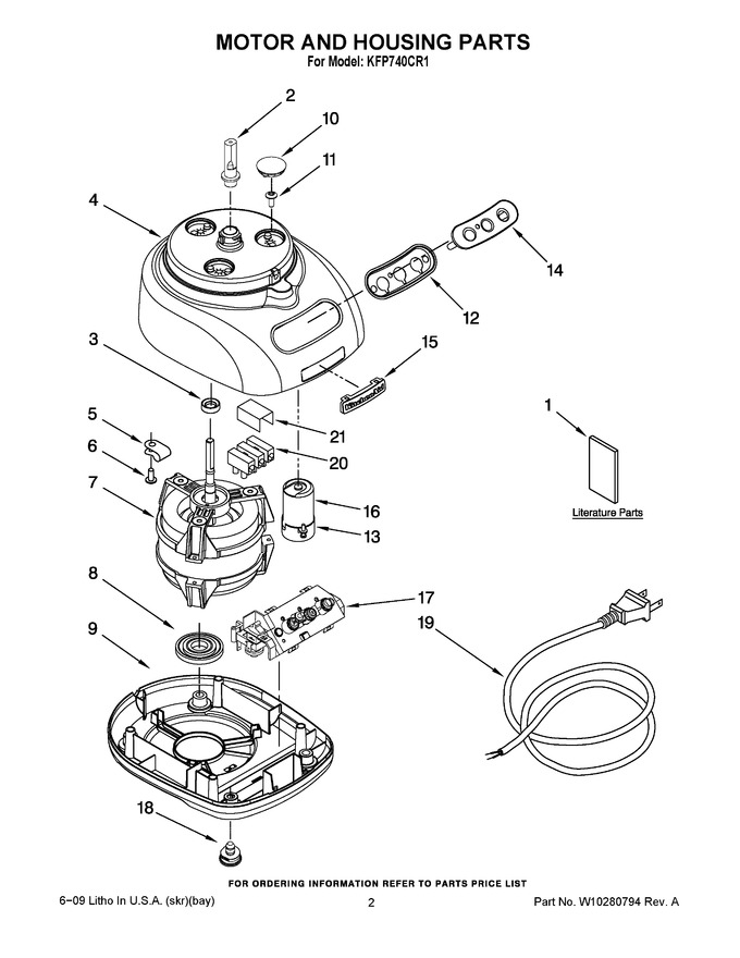 Diagram for KFP740CR1