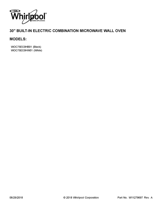 Diagram for WOC75EC0HW01