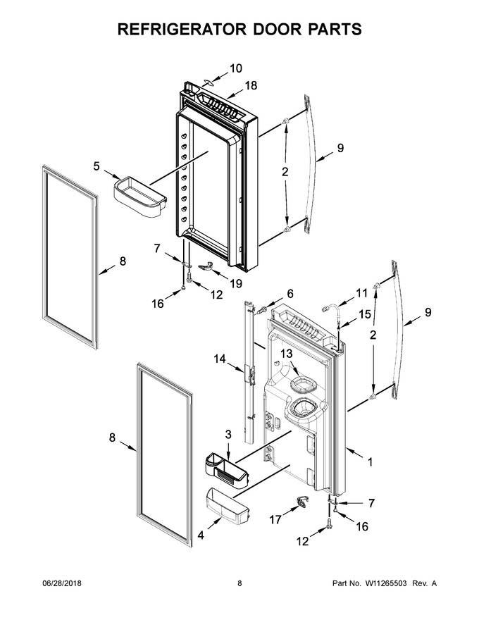 Diagram for WRF555SDFZ08