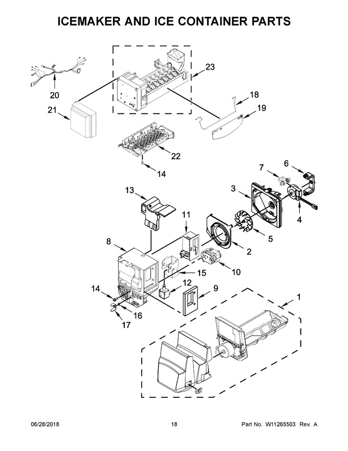 Diagram for WRF555SDFZ08