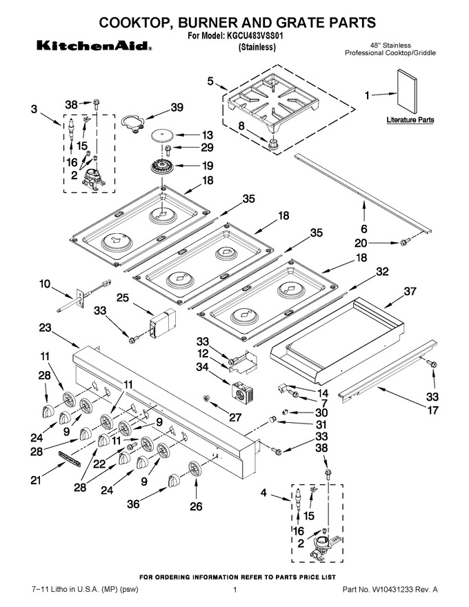 Diagram for KGCU483VSS01