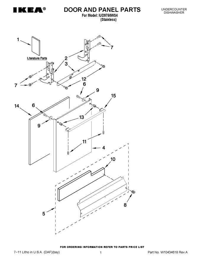 Diagram for IUD9750WS4