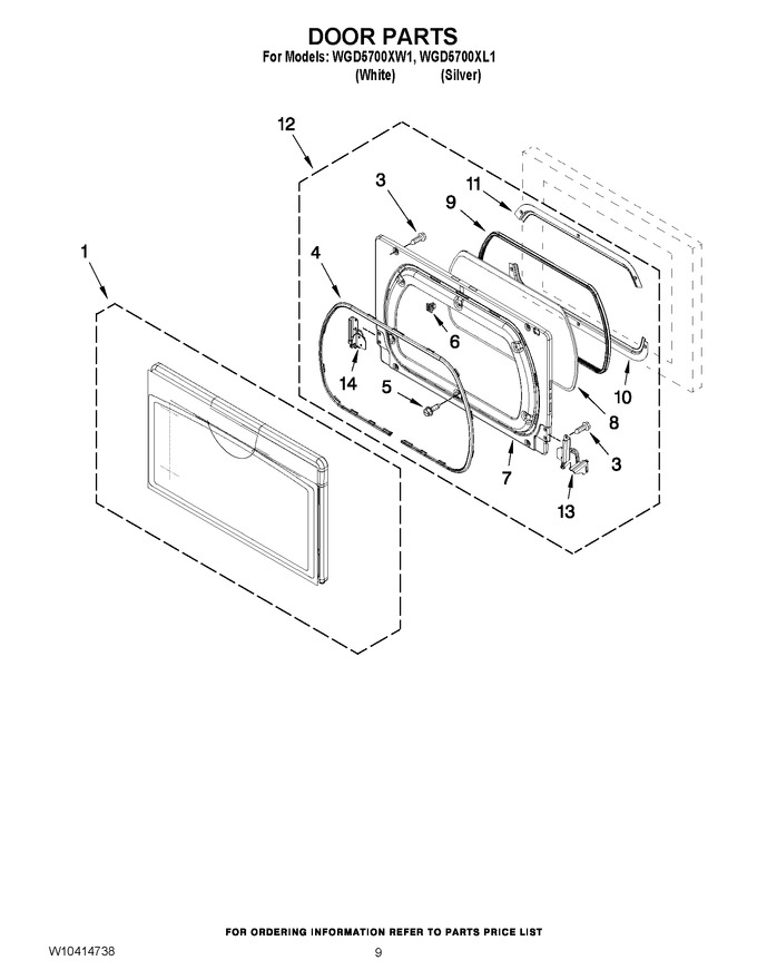 Diagram for WGD5700XL1