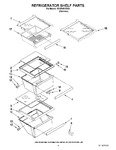 Diagram for 03 - Refrigerator Shelf Parts