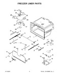Diagram for 04 - Freezer Liner Parts