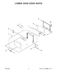 Diagram for 05 - Lower Oven Door Parts