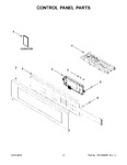 Diagram for 02 - Control Panel Parts