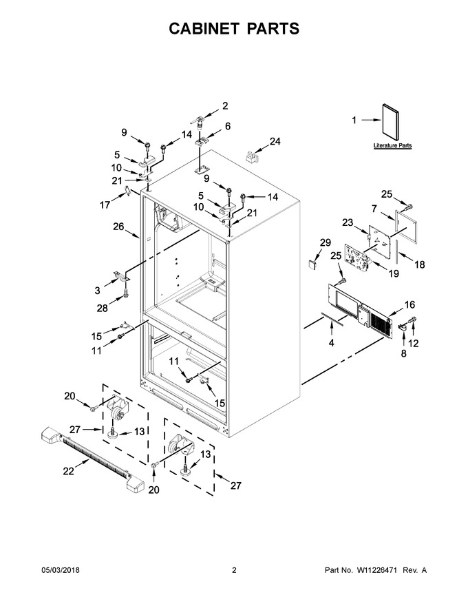 Diagram for WRF555SDFZ07