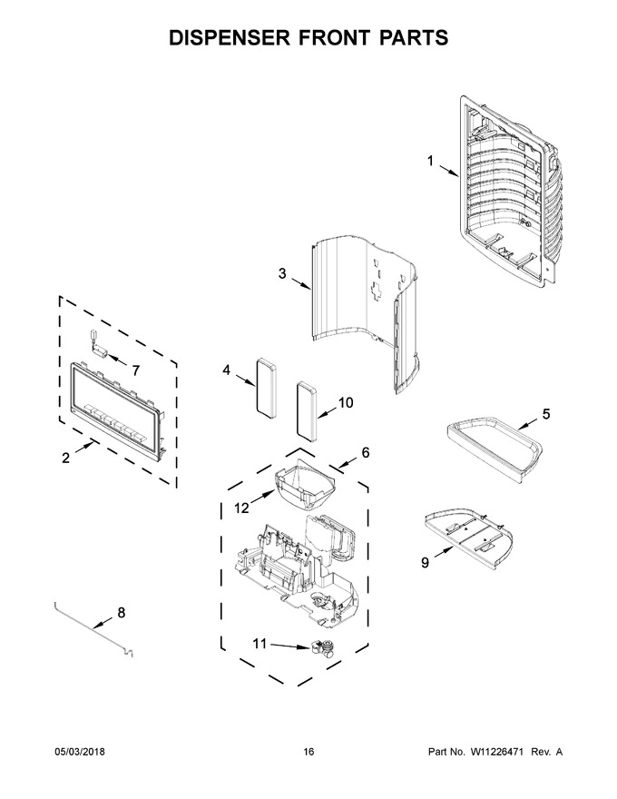 Diagram for WRF555SDFZ07