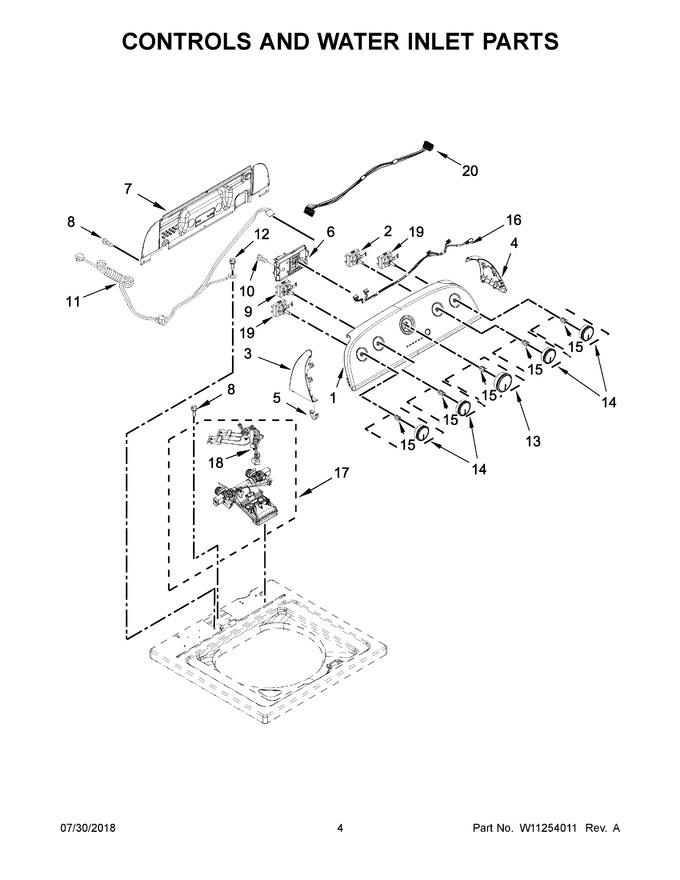 Diagram for WTW4950HW1