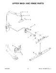 Diagram for 08 - Upper Wash And Rinse Parts