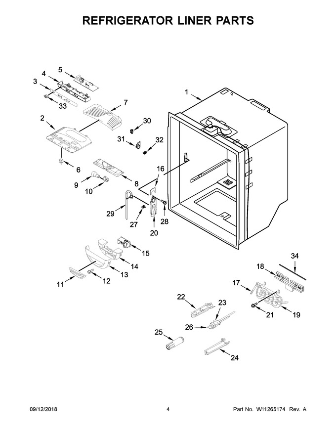 Diagram for WRFA35SWHZ01