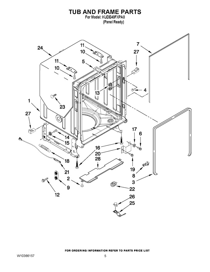Diagram for KUDE40FXPA0