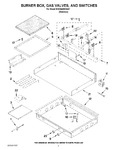 Diagram for 02 - Burner Box, Gas Valves, And Switches