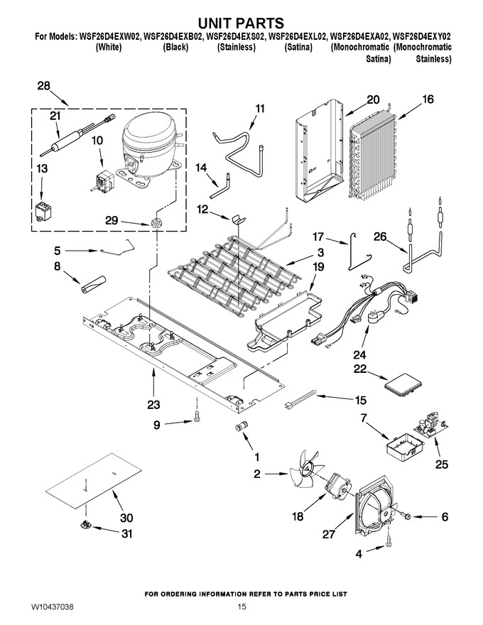 Diagram for WSF26D4EXL02