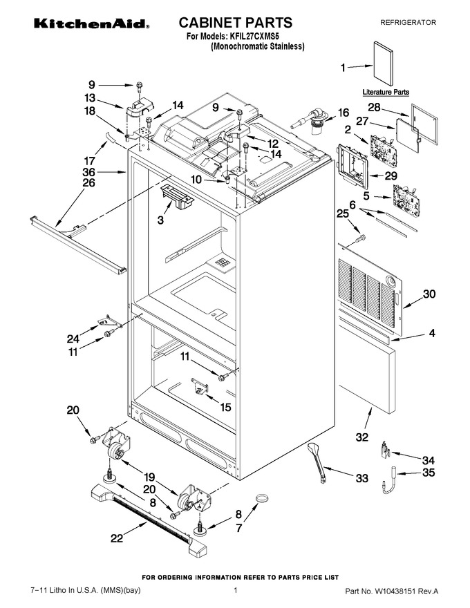 Diagram for KFIL27CXMS5