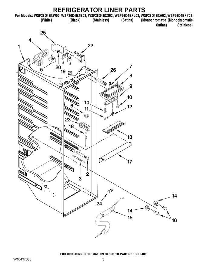 Diagram for WSF26D4EXL02