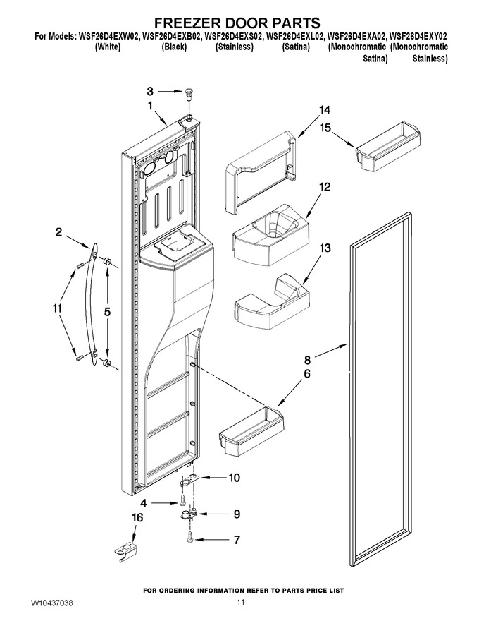Diagram for WSF26D4EXL02
