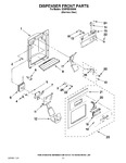 Diagram for 08 - Dispenser Front Parts