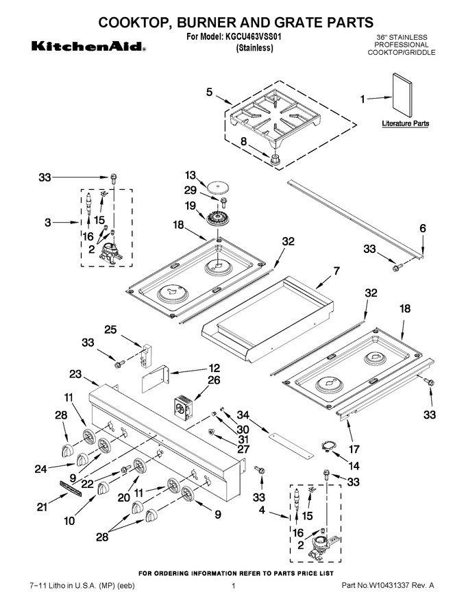 Diagram for KGCU463VSS01