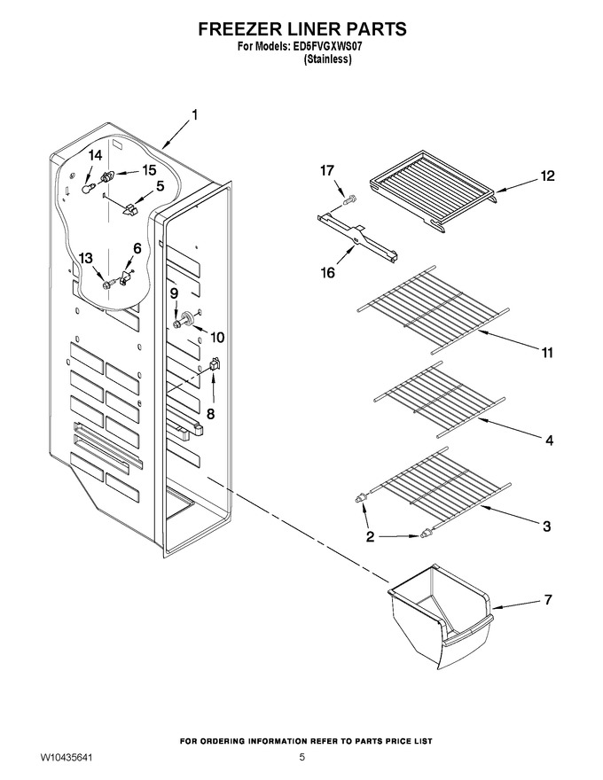 Diagram for ED5FVGXWS07