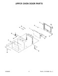 Diagram for 04 - Upper Oven Door Parts