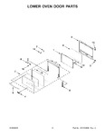 Diagram for 05 - Lower Oven Door Parts