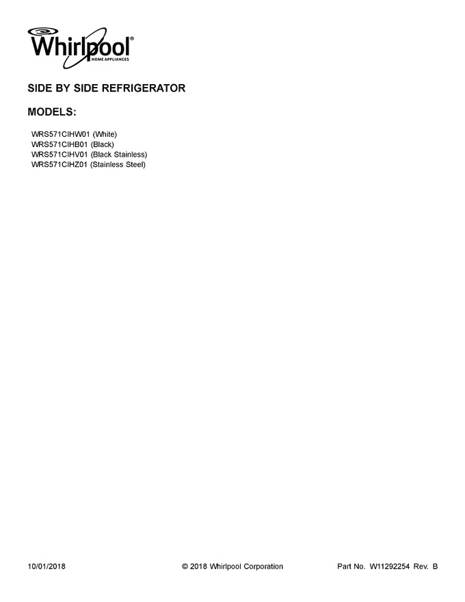 Diagram for WRS571CIHV01