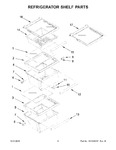 Diagram for 04 - Refrigerator Shelf Parts