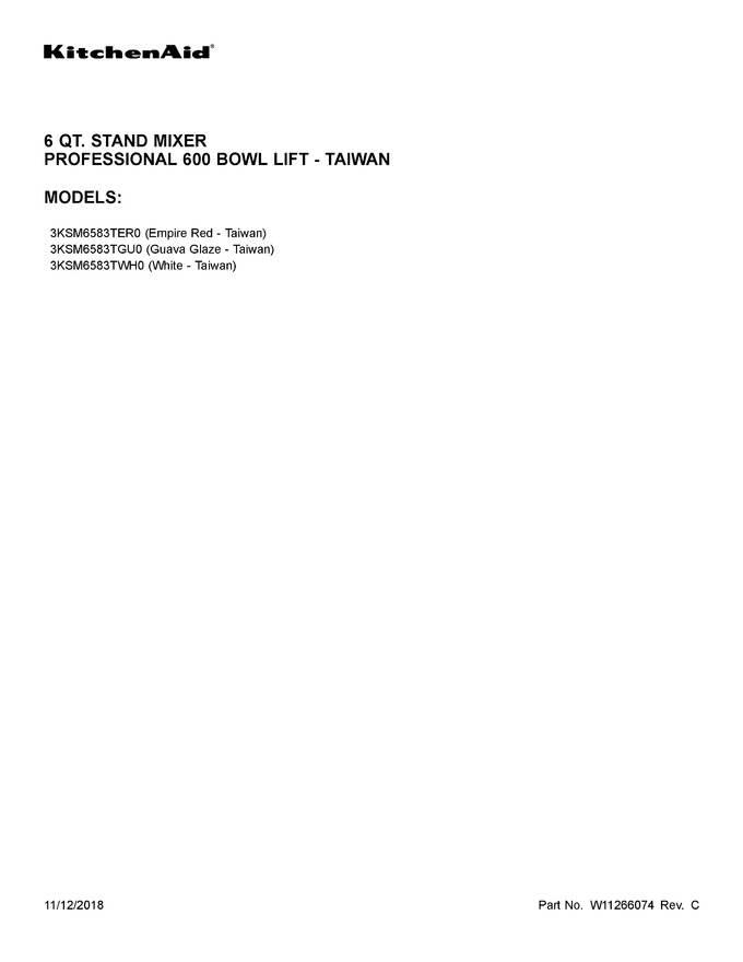 Diagram for 3KSM6583TWH0