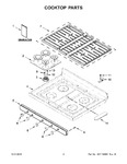 Diagram for 02 - Cooktop Parts