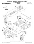 Diagram for 01 - Cooktop, Burner And Grate Parts