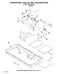 Diagram for 02 - Burner Box, Gas Valves, And Switches