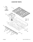 Diagram for 02 - Cooktop Parts
