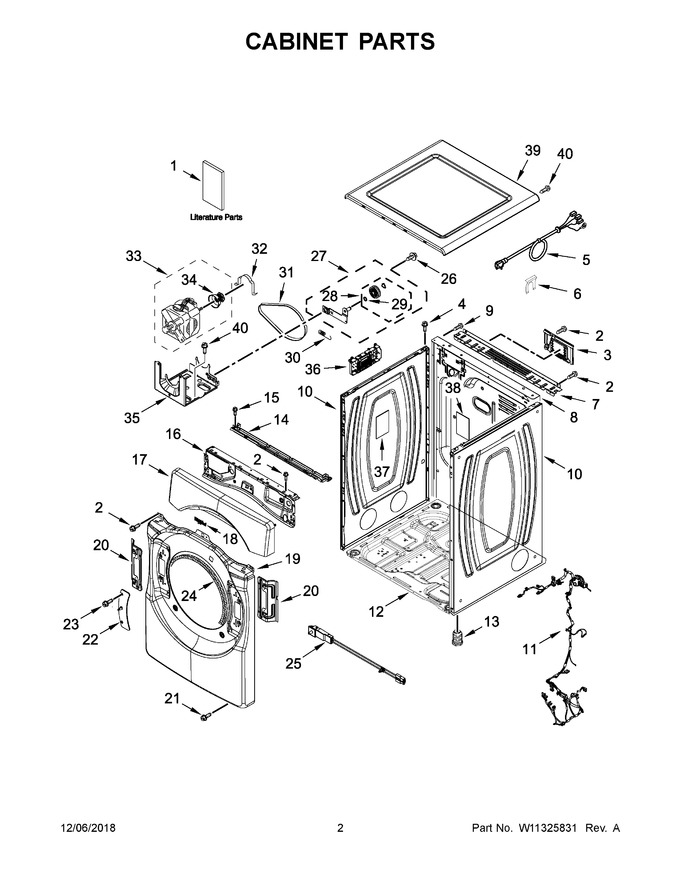Diagram for YWED9620HW0