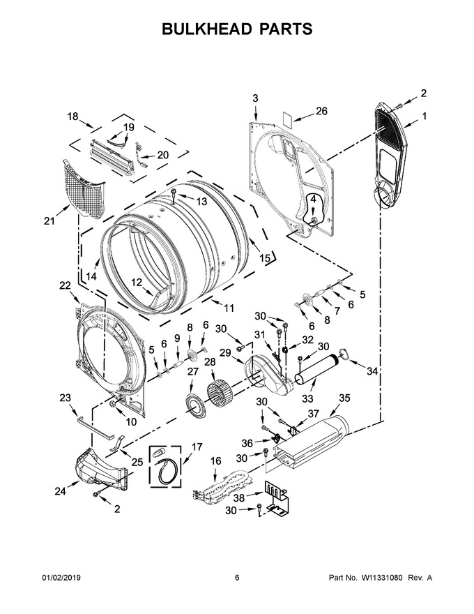 Diagram for 7MWED5620HW0