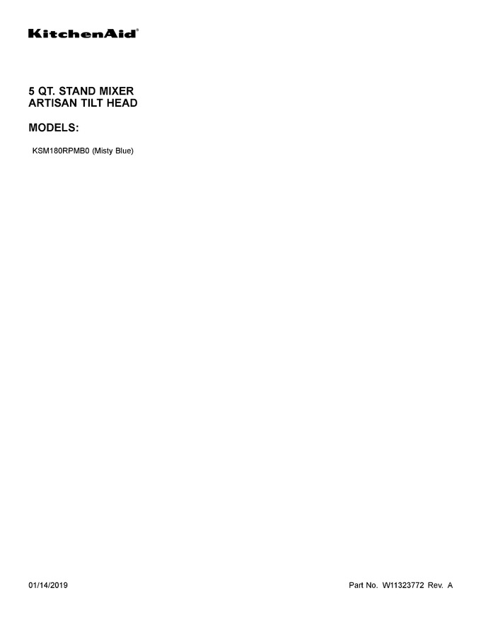 Diagram for KSM180RPMB0