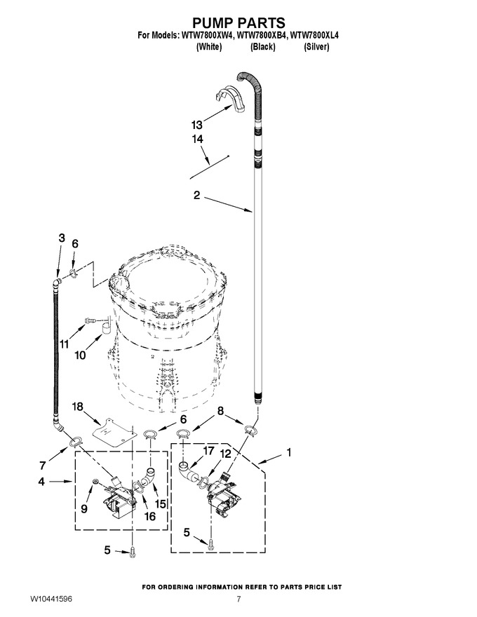 Diagram for WTW7800XB4