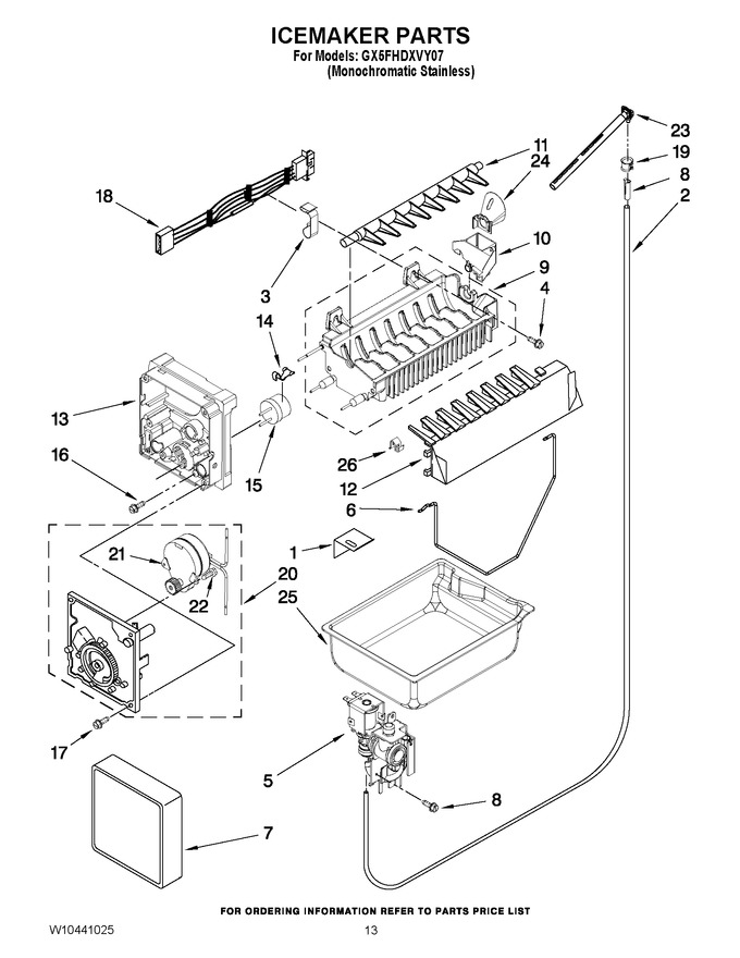 Diagram for GX5FHDXVY07