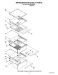 Diagram for 03 - Refrigerator Shelf Parts