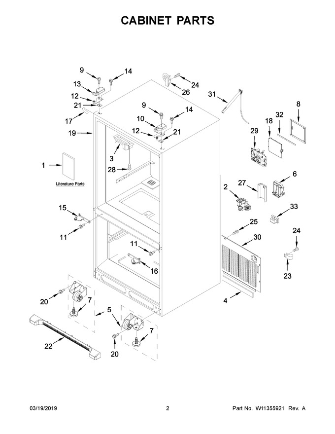 Diagram for WRF540CWHB01
