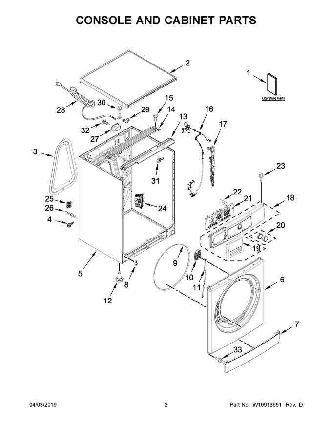 Diagram for WFW3090GW0