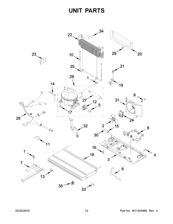 Diagram for WRF535SWHB01