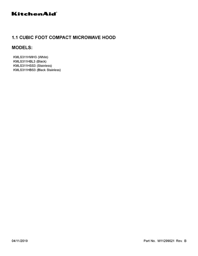 Diagram for KMLS311HWH3