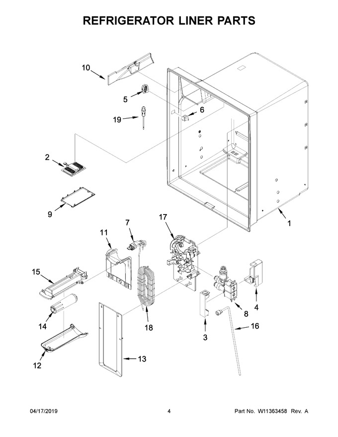 Diagram for WRF555SDHB01