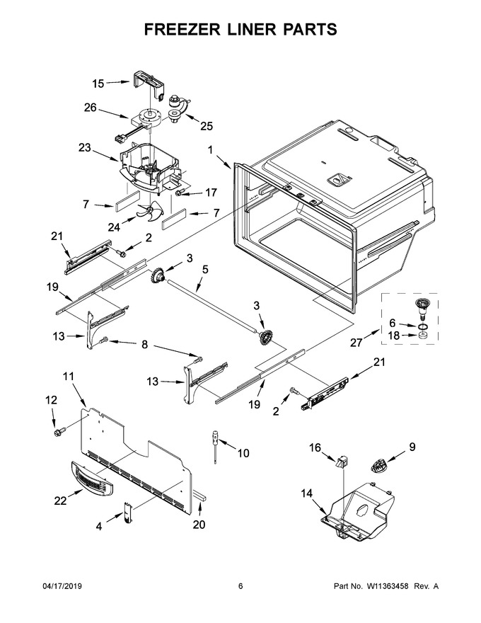 Diagram for WRF555SDHB01